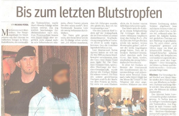 Bis zum letzten Blutstropfen Kurier 13.7.2010 pix 1084x848pix